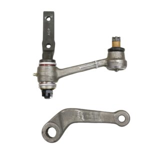 Roller Quick Steer Idler and Pitman Arm with Bracket - (ready to install) - 1965/1966 Mustang -- 60-65 Falcon with 1" sector shaft & V8 steering