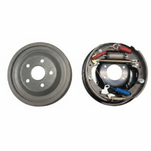 11 X 2.25" Drum Brakes for Small Bearing 8" or 9" Ford Rear End -  with Porterfield R4-S Street Performance Brake Shoes