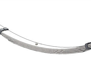 1967-1973 Mercury Cougar Rear Leaf Spring, Standard Ride, 4-Leaf